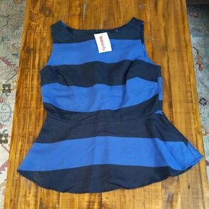 Banana Republic Sleeveless Peplum Top Blouse 4